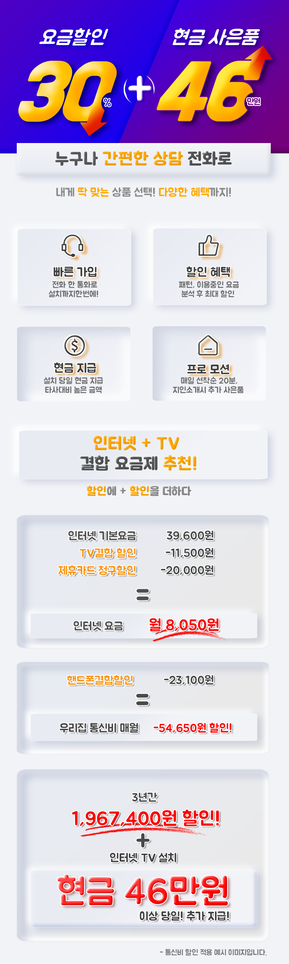 SK 브로드밴드 인터넷 가입 할인혜택